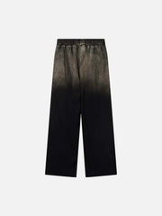 Washed Gradient Drawstring Sweatpants
