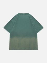Washed Graphic Gradient Tee