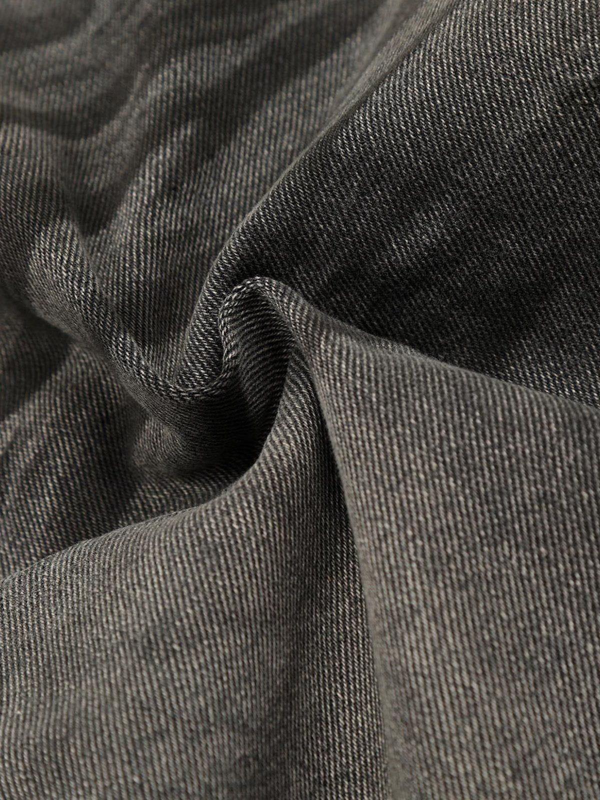 Washed Graphic Jeans