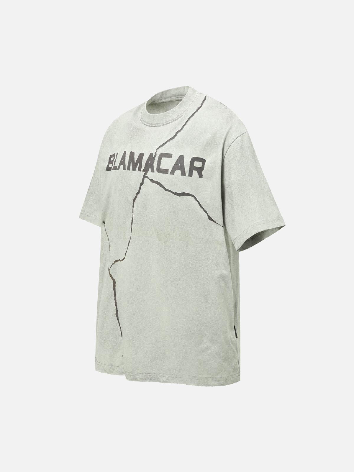 Washed Lightning Oversized T-Shirt