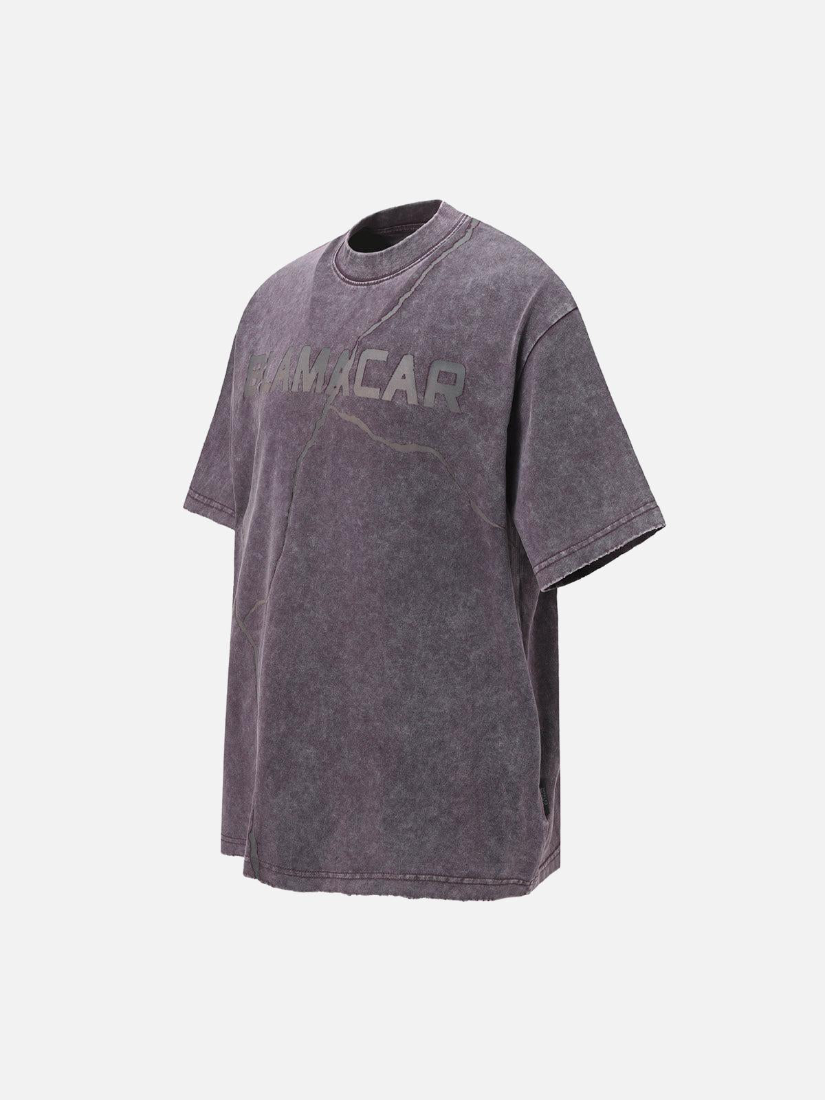 Washed Lightning Oversized T-Shirt