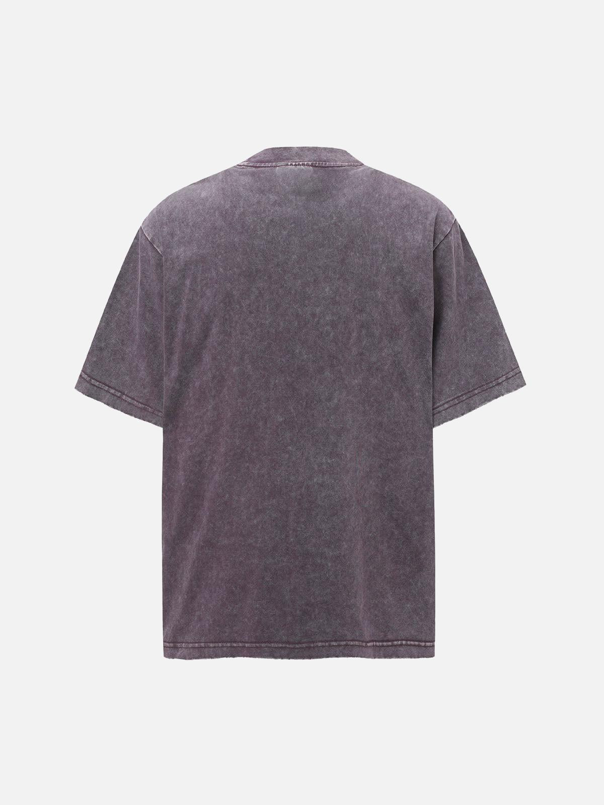 Washed Lightning Oversized T-Shirt