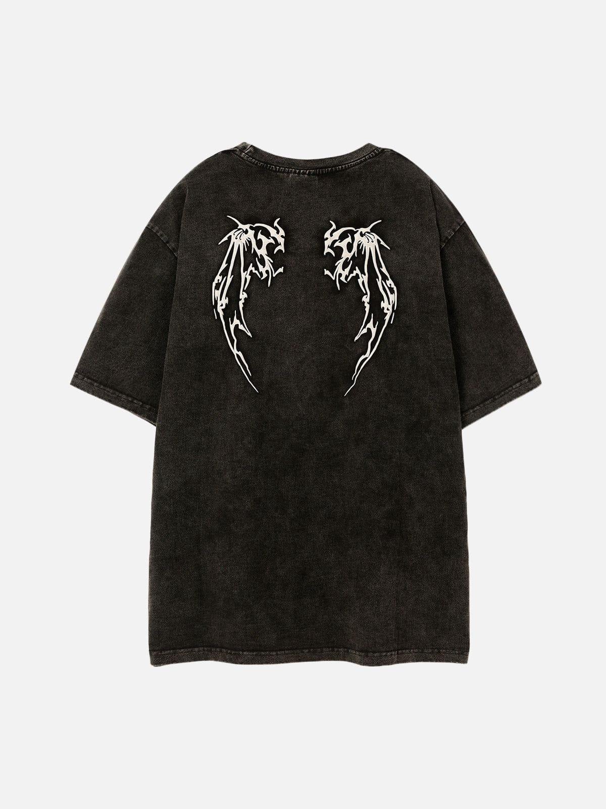 Washed Wings Print Tee