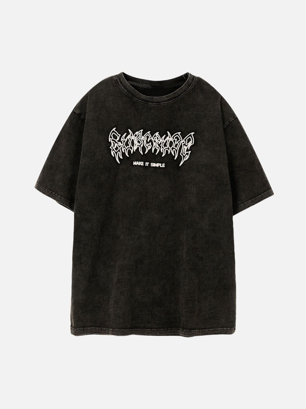 Washed Wings Print Tee