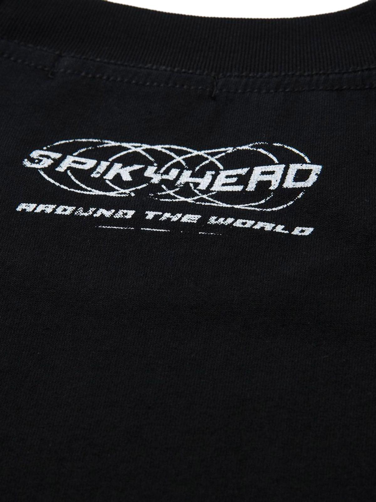 Wasteland Style Heavy Dirty Dyed Print T-Shirt