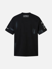 Wasteland Style Heavy Dirty Dyed Print T-Shirt
