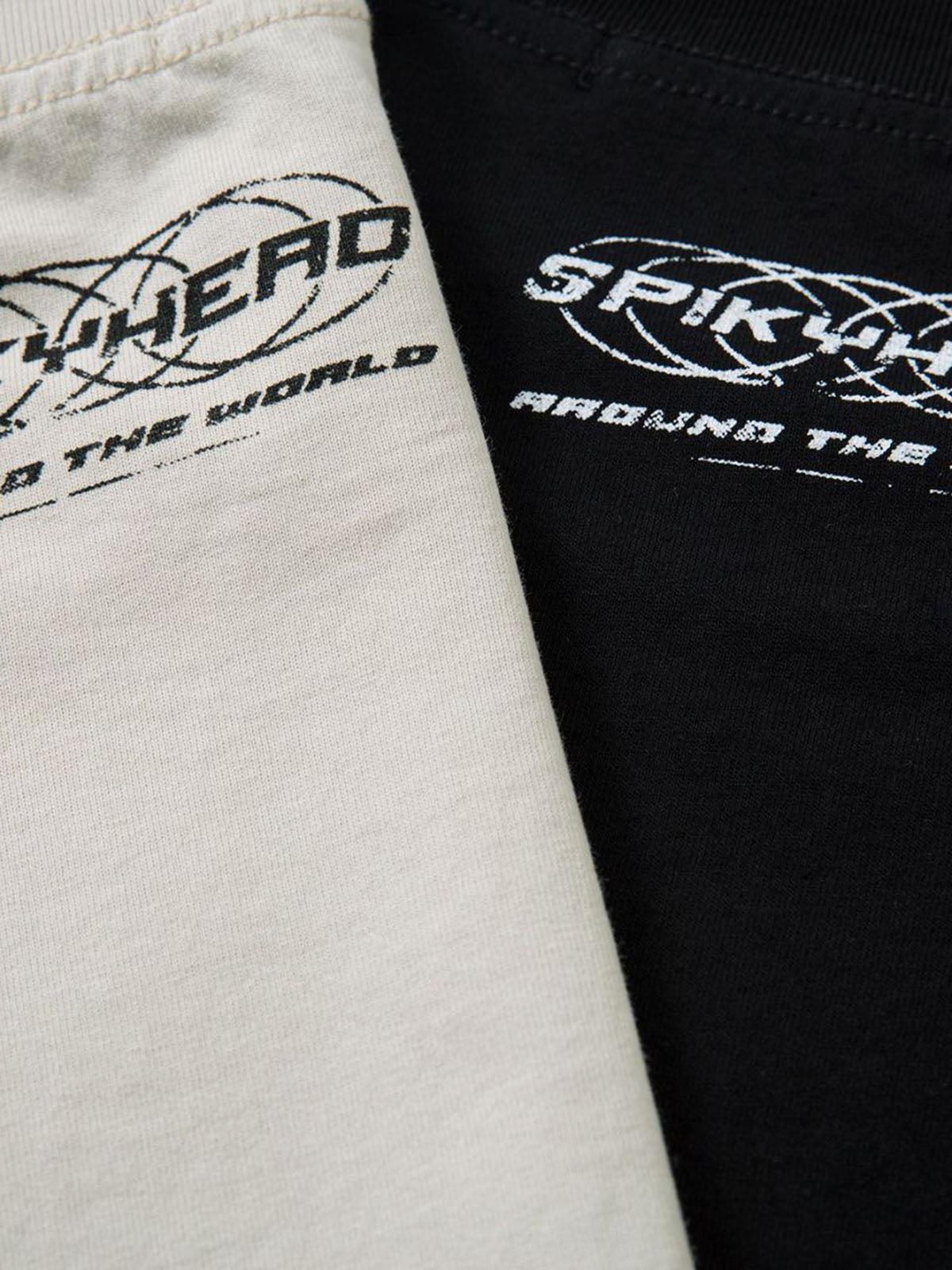 Wasteland Style Heavy Dirty Dyed Print T-Shirt