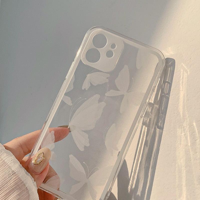 White Butterfly iPhone Case