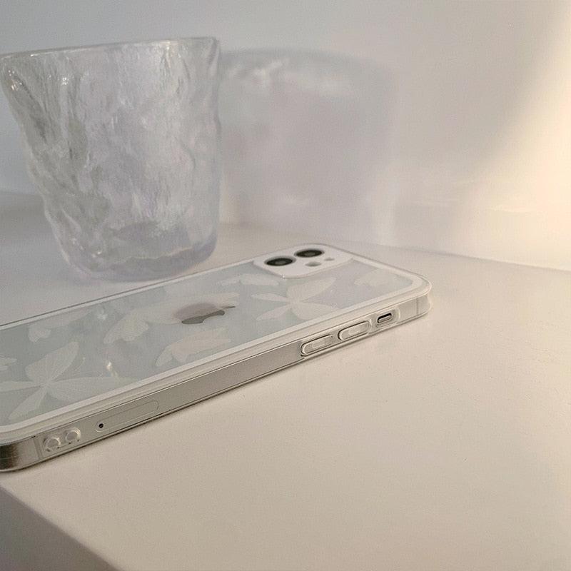 White Butterfly iPhone Case