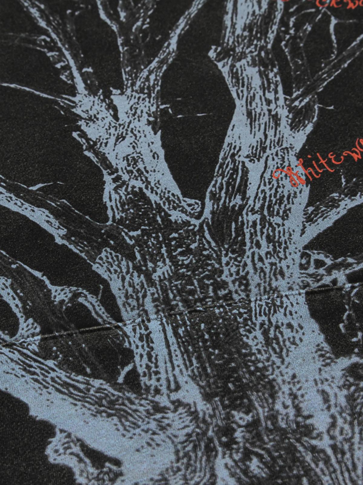 Withered Branch Print Hoodie