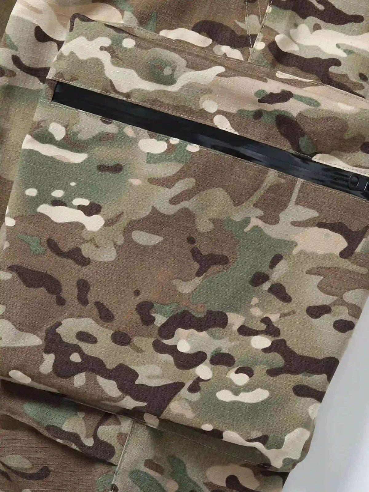Workwear Camouflage Hip-Hop Street Casual Pants