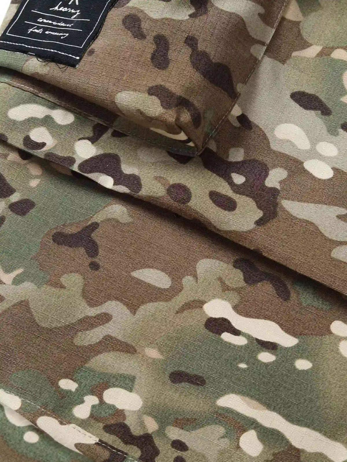 Workwear Camouflage Hip-Hop Street Casual Pants