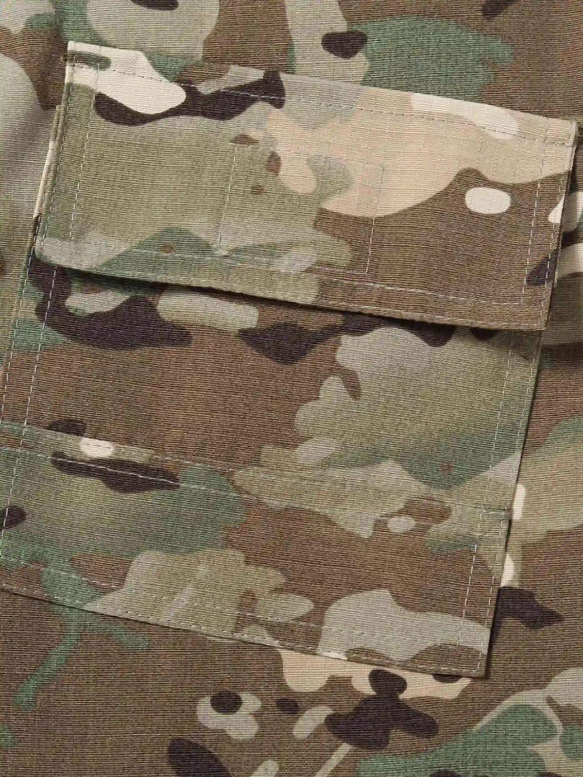 Workwear Camouflage Hip-Hop Street Casual Pants