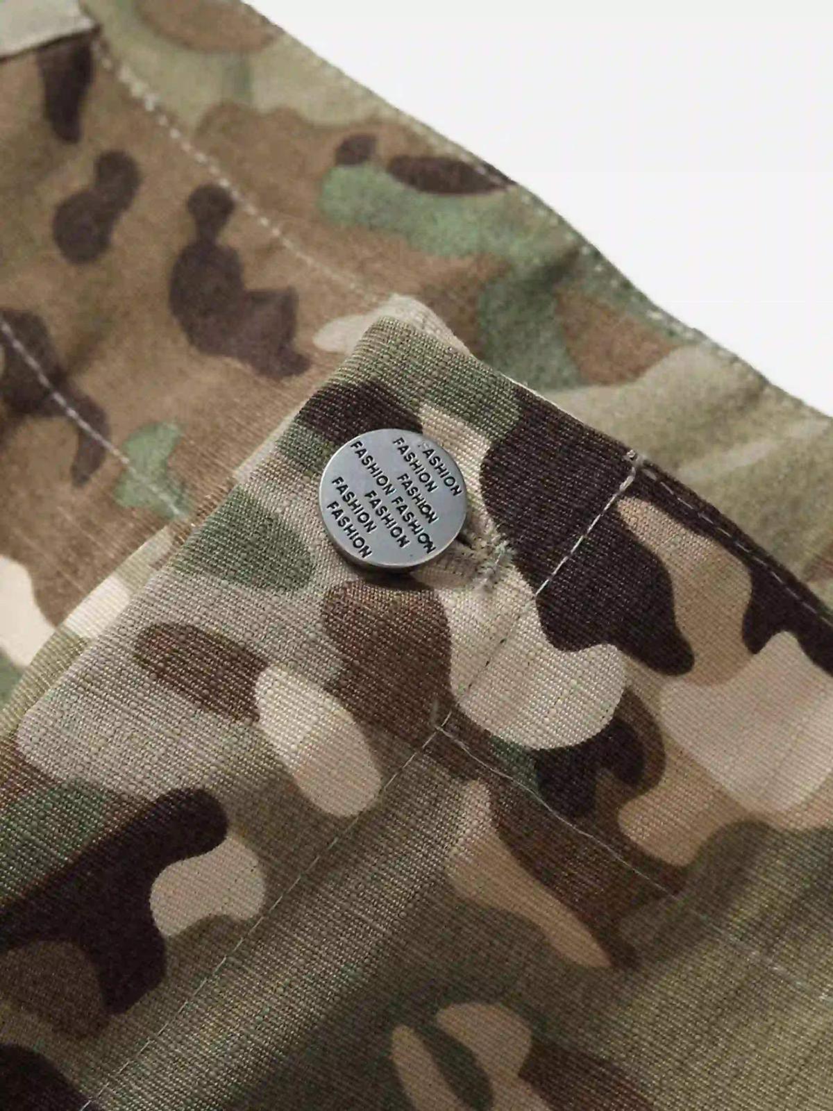 Workwear Camouflage Hip-Hop Street Casual Pants