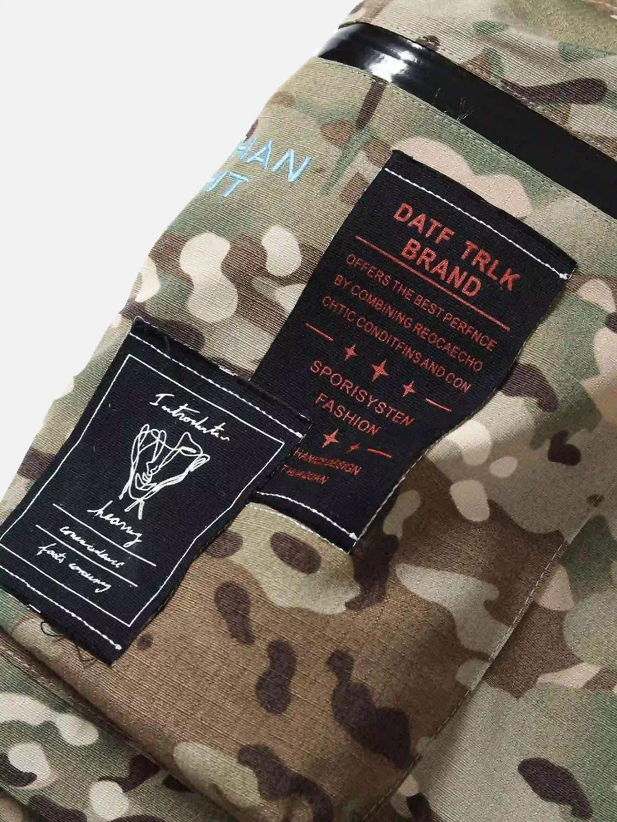Workwear Camouflage Hip-Hop Street Casual Pants