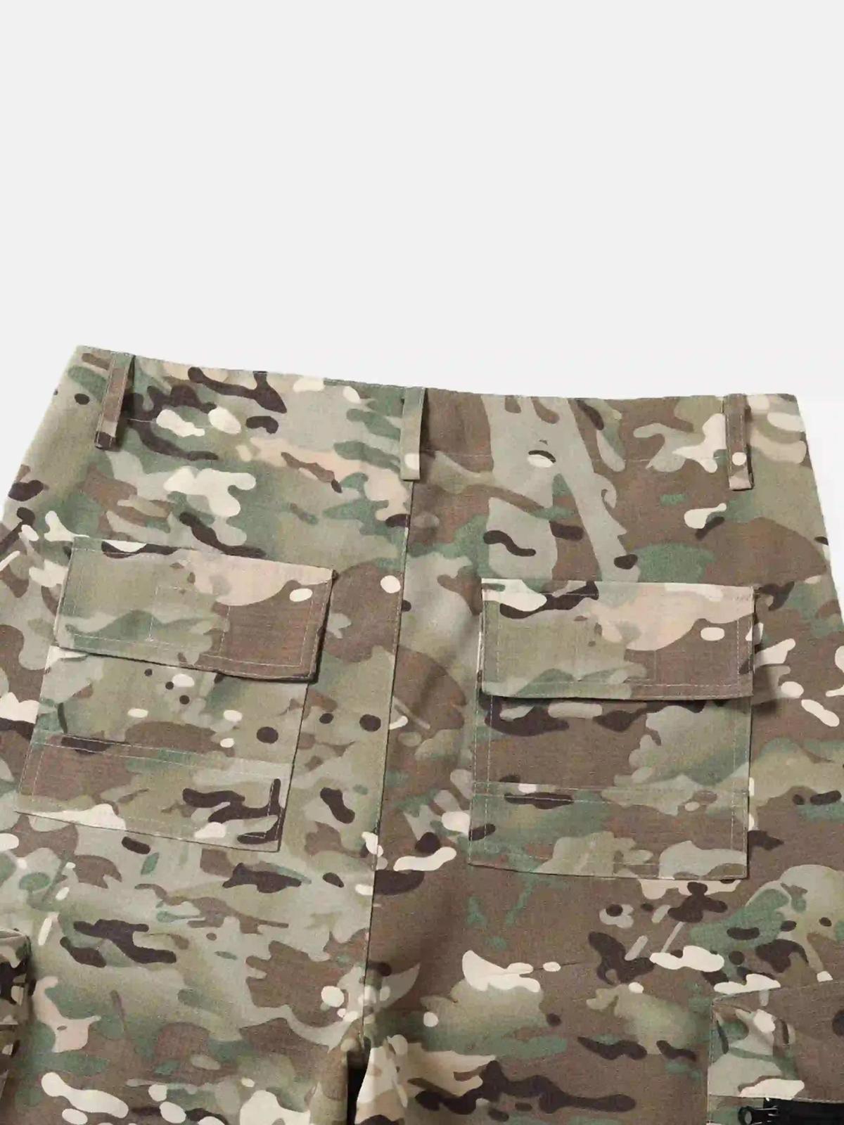 Workwear Camouflage Hip-Hop Street Casual Pants