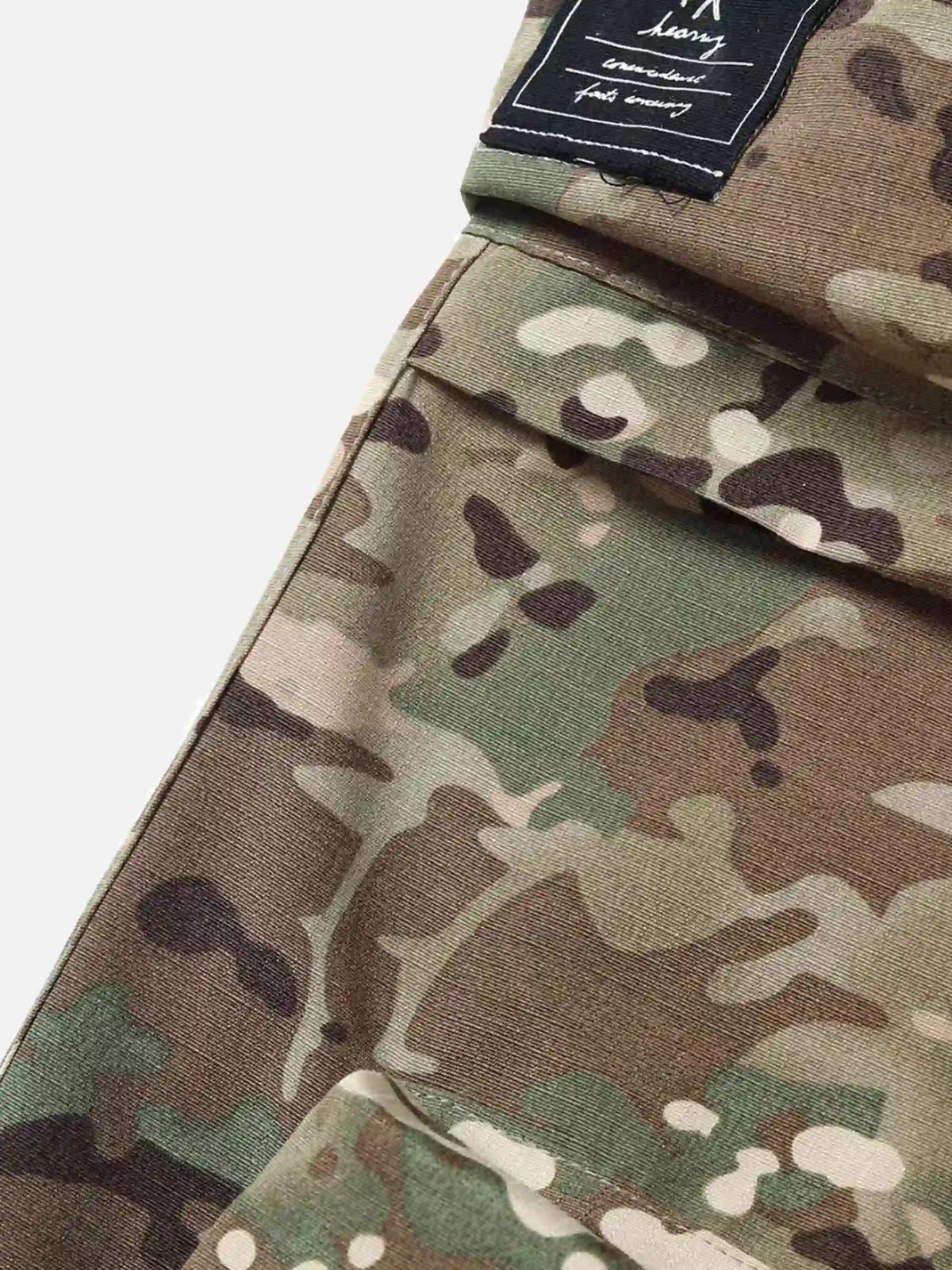 Workwear Camouflage Hip-Hop Street Casual Pants