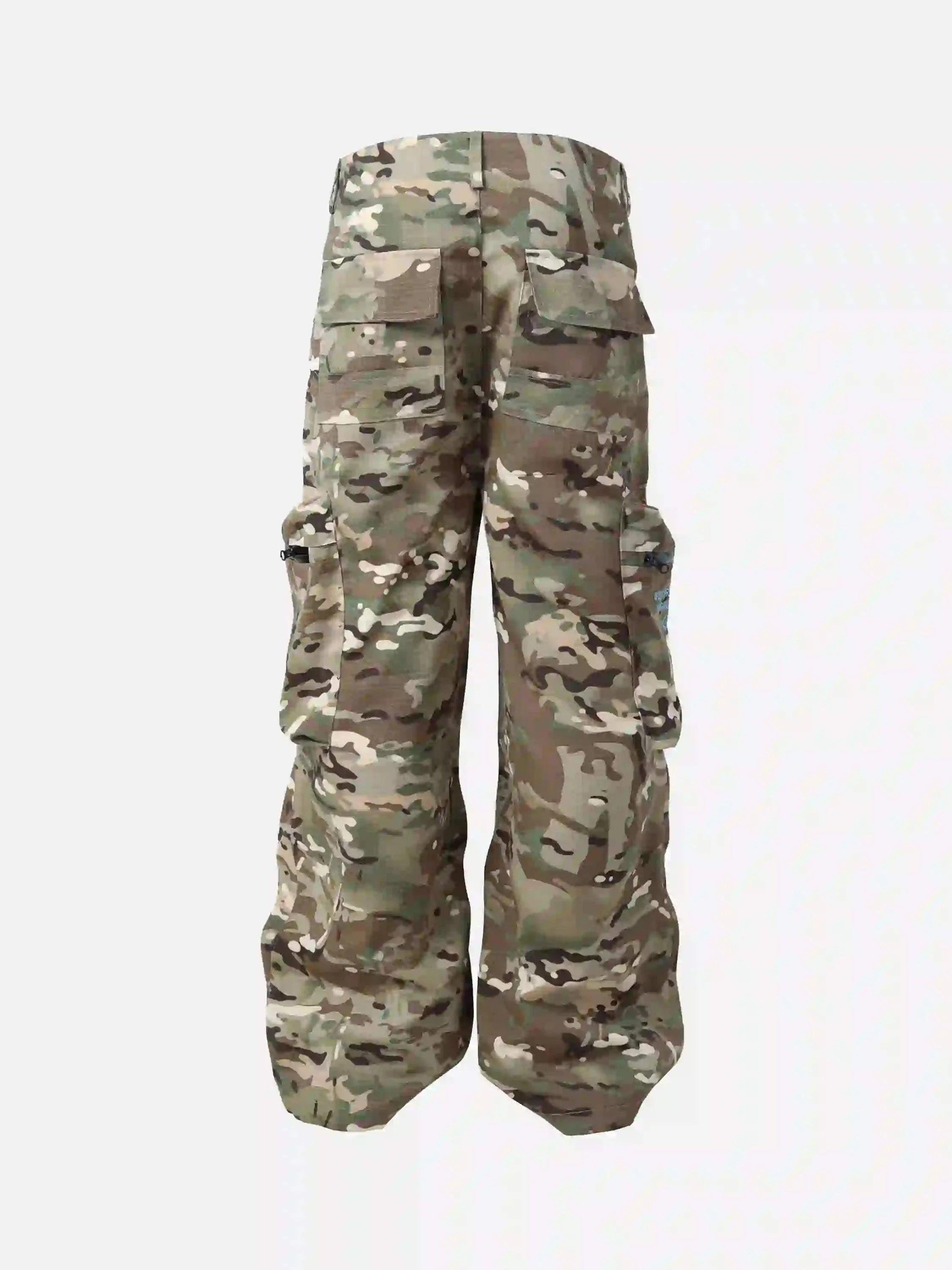 Workwear Camouflage Hip-Hop Street Casual Pants