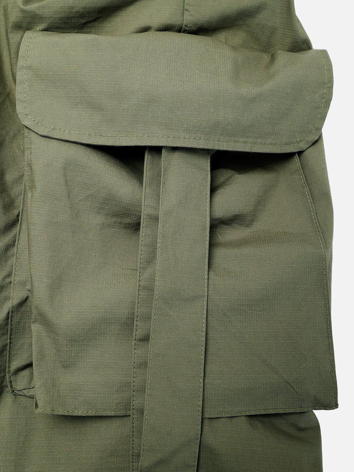 Woven Ribbon Big Pocket Short
