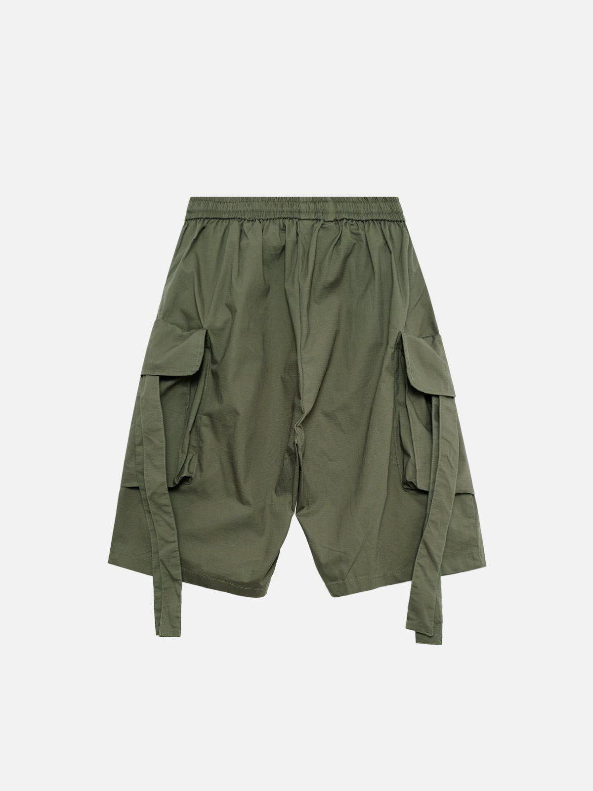 Woven Ribbon Big Pocket Short
