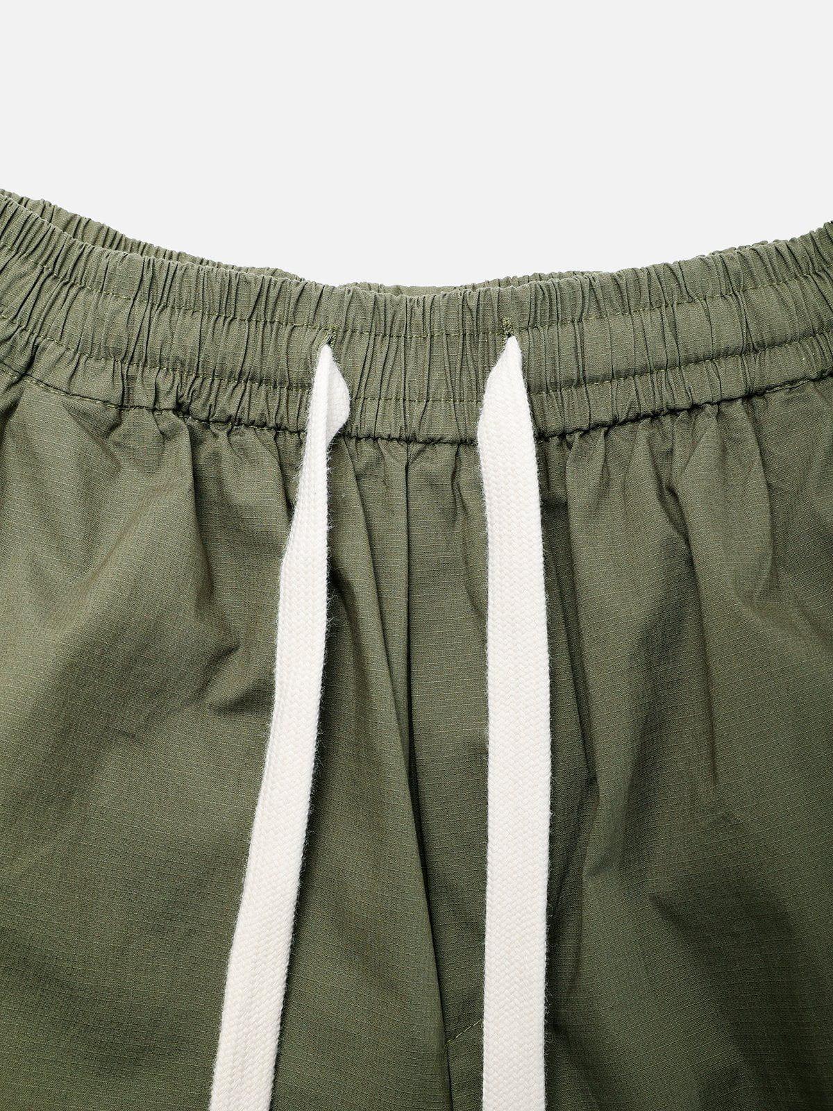 Woven Ribbon Big Pocket Short