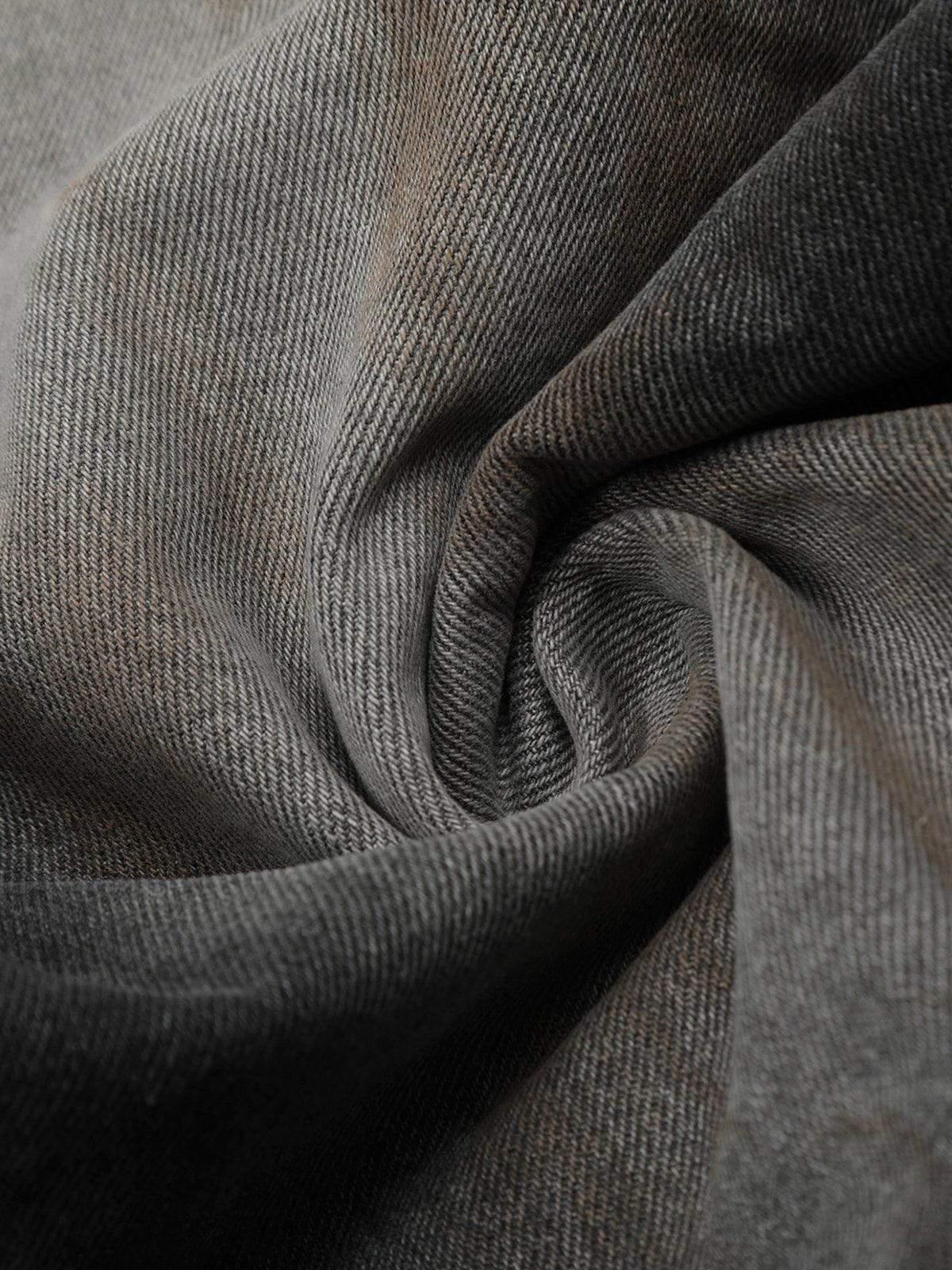 Wrinkle Loose Barrel Jeans