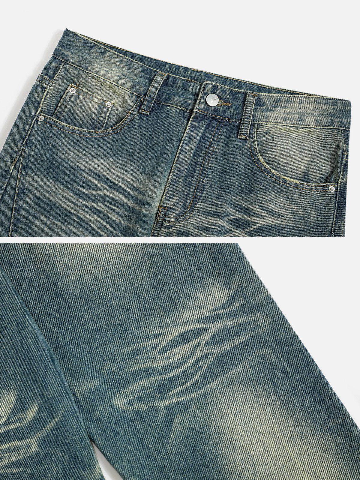 Wrinkle Vintage Washed Jeans