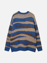 Zebra Print Mohair Sweater