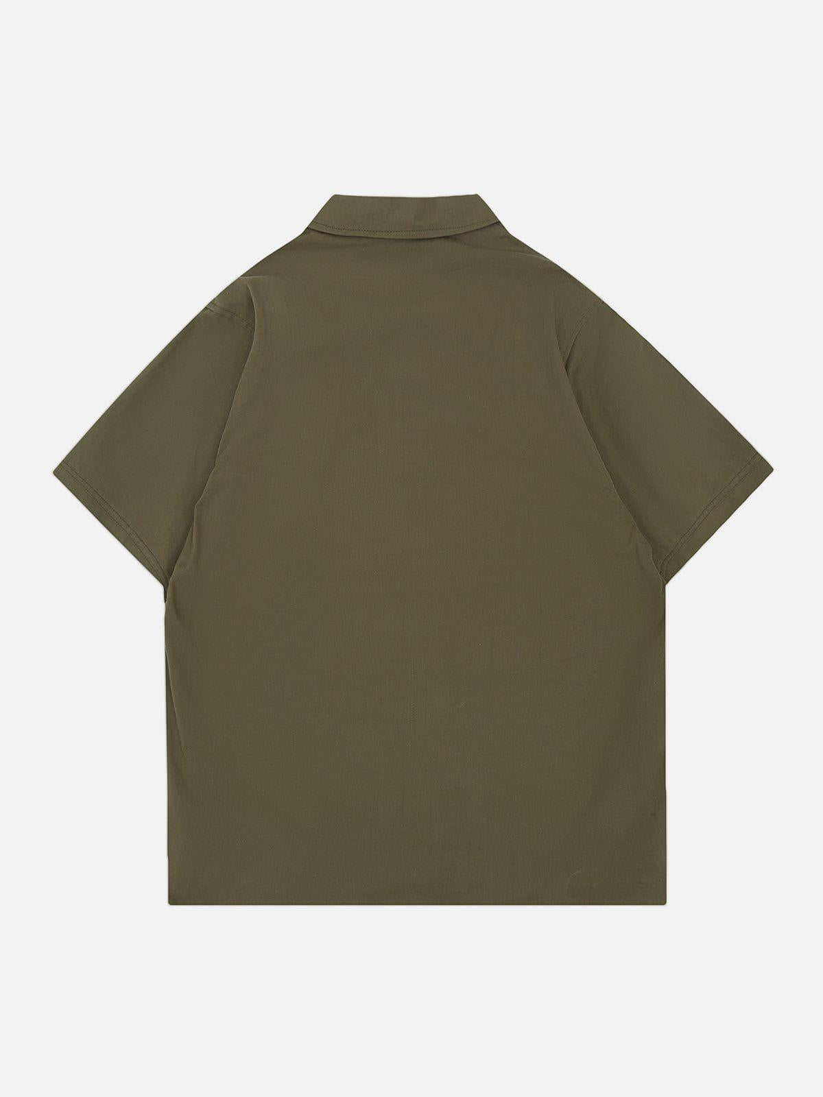 Zip Patchwork Tee