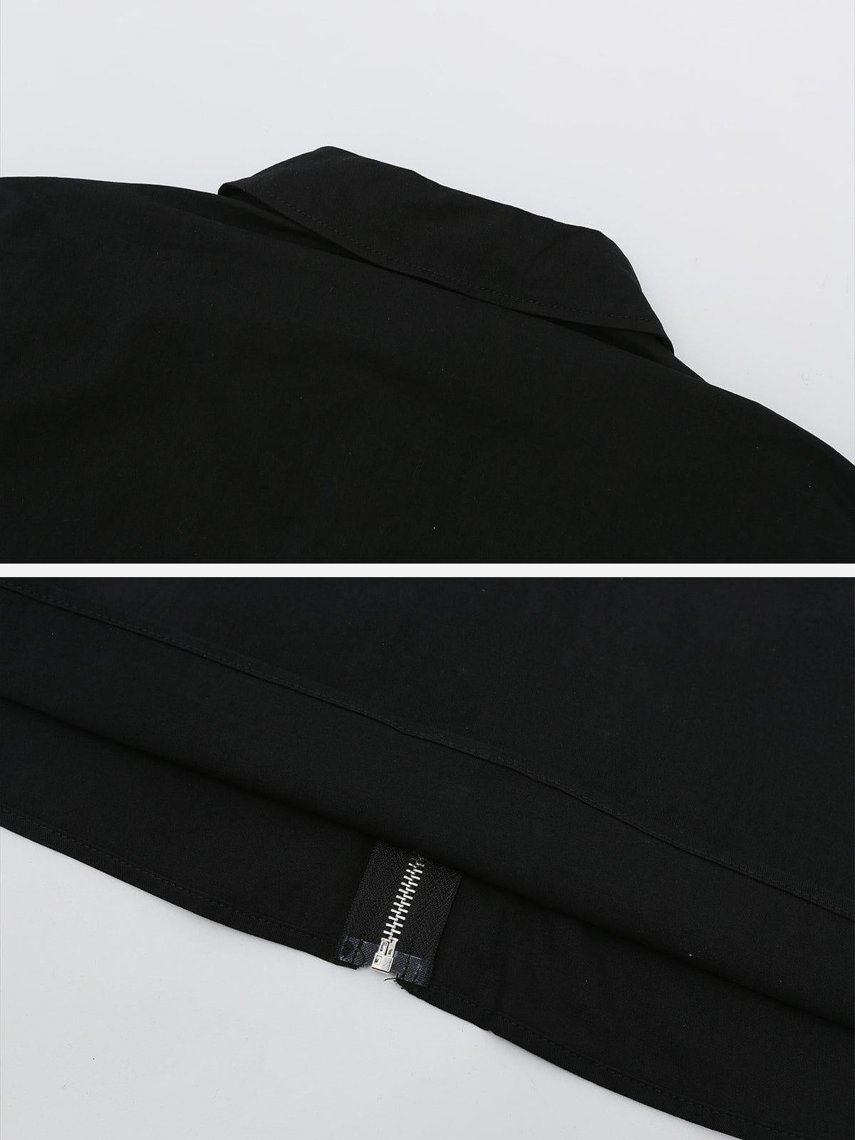 Zip Patchwork Tee